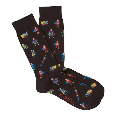 Men's Super Heroes Crew Sock