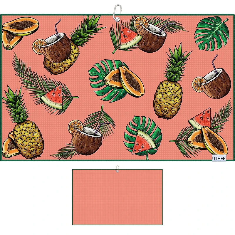 Tropical Holiday Microfiber Cart Towel