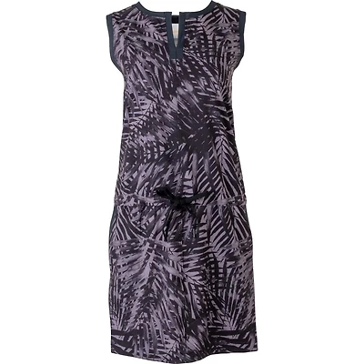 Women's Marina Printed Palm Sleeveless Dress