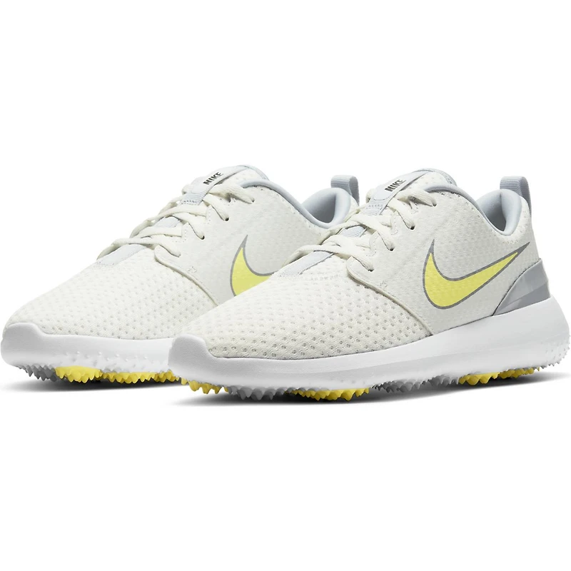 Women's Roshe G Spikeless Golf Shoe - Ivory/Yellow