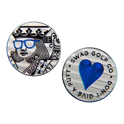 Suicide King of Hearts Ball Marker