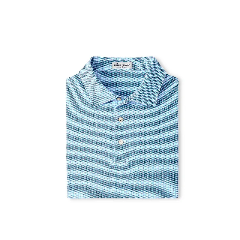 Men's River Printed Sushi Short Sleeve Polo