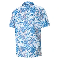 Men's Tech Pique Botanical Short Sleeve Polo