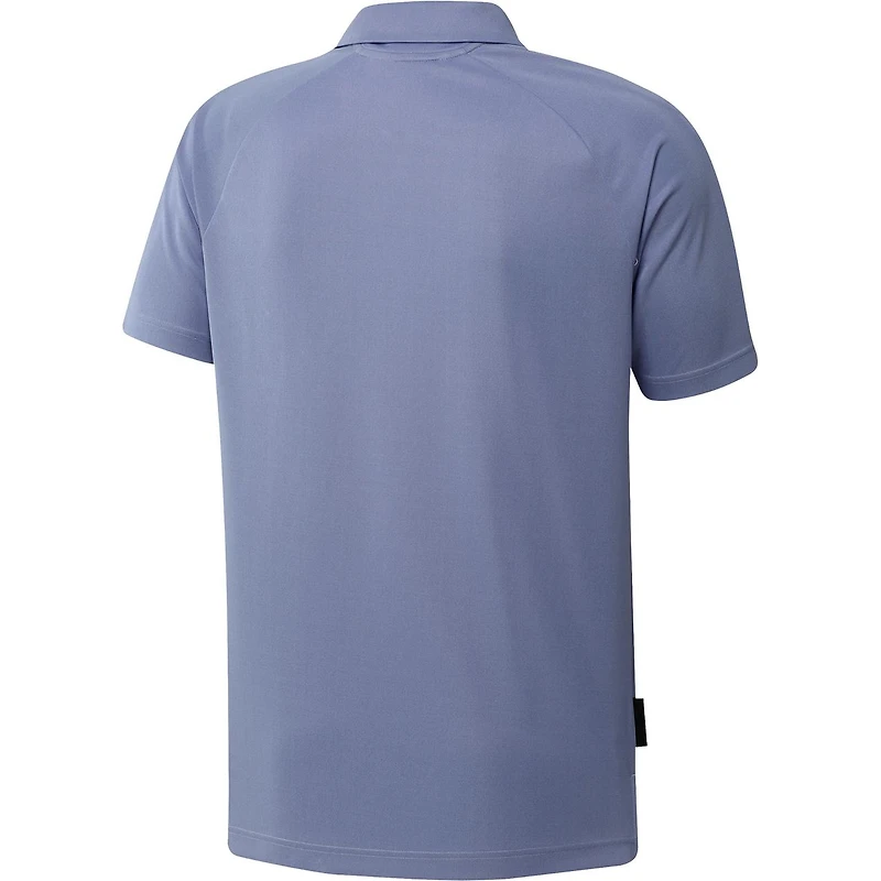 Men's Prime Blue Pique Short Sleeve Polo