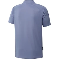 Men's Prime Blue Pique Short Sleeve Polo
