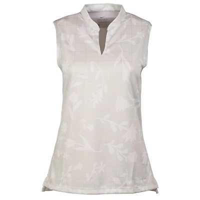 Women's Breathe Floral Print Sleeveless Polo