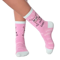 Women's No Drama Llama Crew Sock