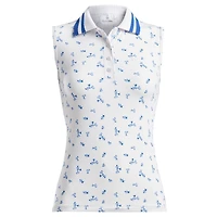 Women's Ditsy Floral Sleeveless Polo