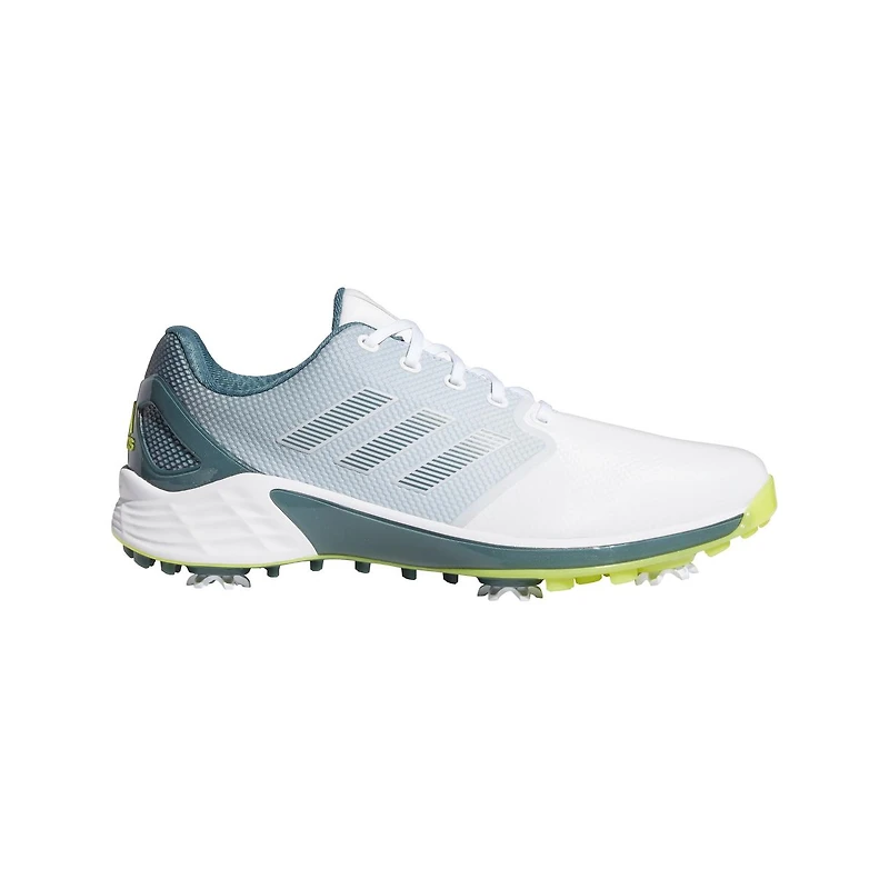 Men's ZG 21 Spiked Golf Shoe - White/Grey/Yellow