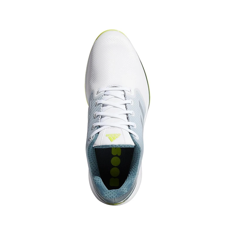 Men's ZG 21 Spiked Golf Shoe - White/Grey/Yellow