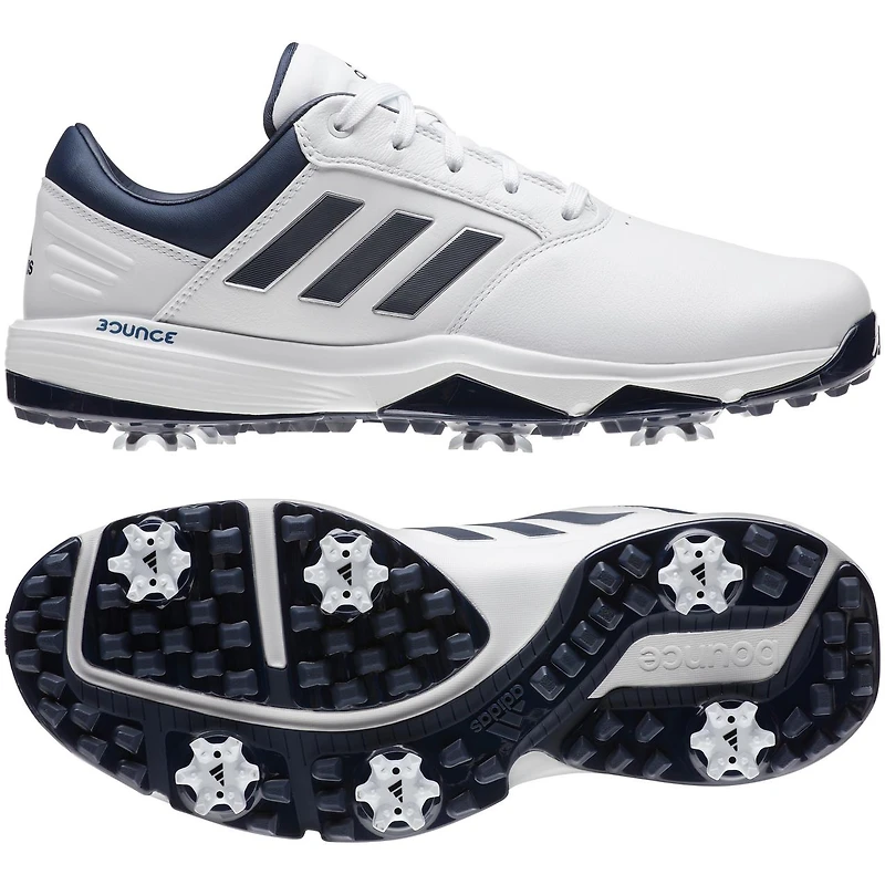 Men's 360 Bounce 2 Spiked Golf Shoe  - White/Navy