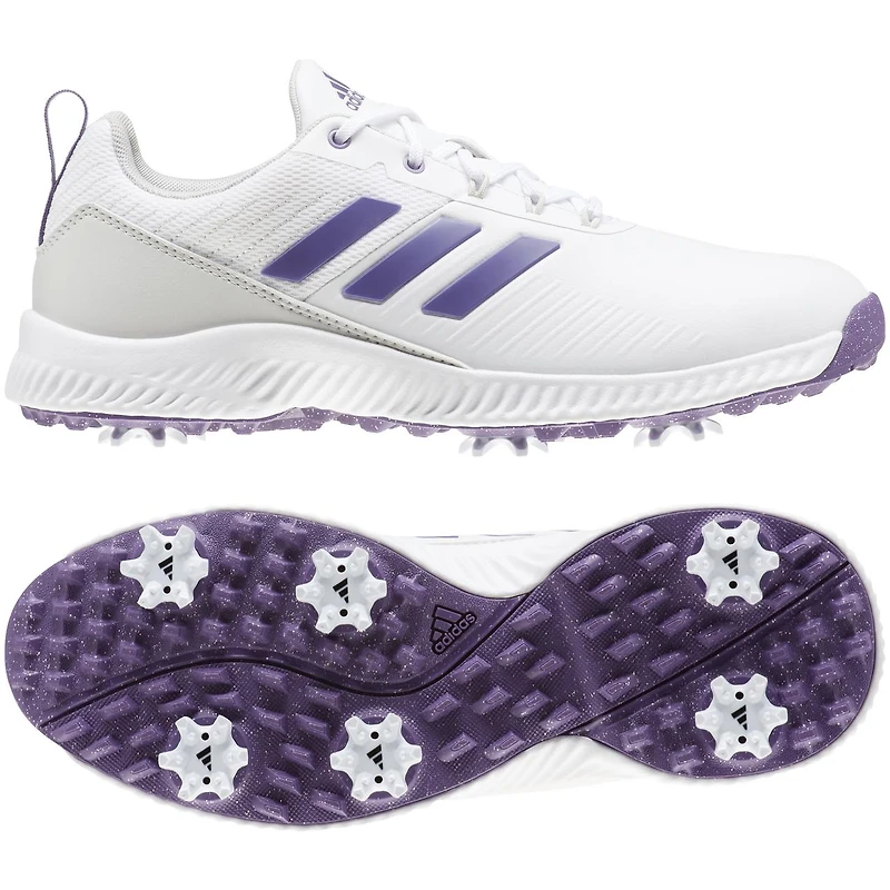Women's Response Bounce 2 Spiked Golf Shoe  - White/Purple/Grey