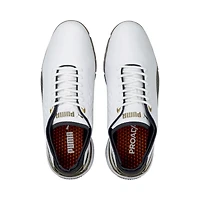 Men's PROAdapt Delta Players Limited Edition Spiked Golf Shoe - White/Navy/Gold