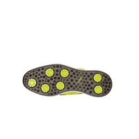 Men's Ignite PWRAdapt Caged Disc Anniversary Spiked Golf Shoe - Grey/Yellow/Blue