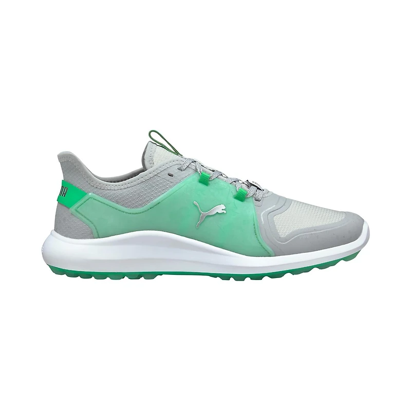 Men's Ignite Fasten 8 Flash FM Limited Edition Spikeless Golf Shoe - Grey/Light Green