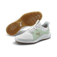 Men's Ignite Fasten 8 Seersucker Limited Edition Spikeless Golf Shoe - White/Light Blue