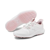 Women's Ignite Fasten 8 Spikeless Golf Shoe - White/Light Pink