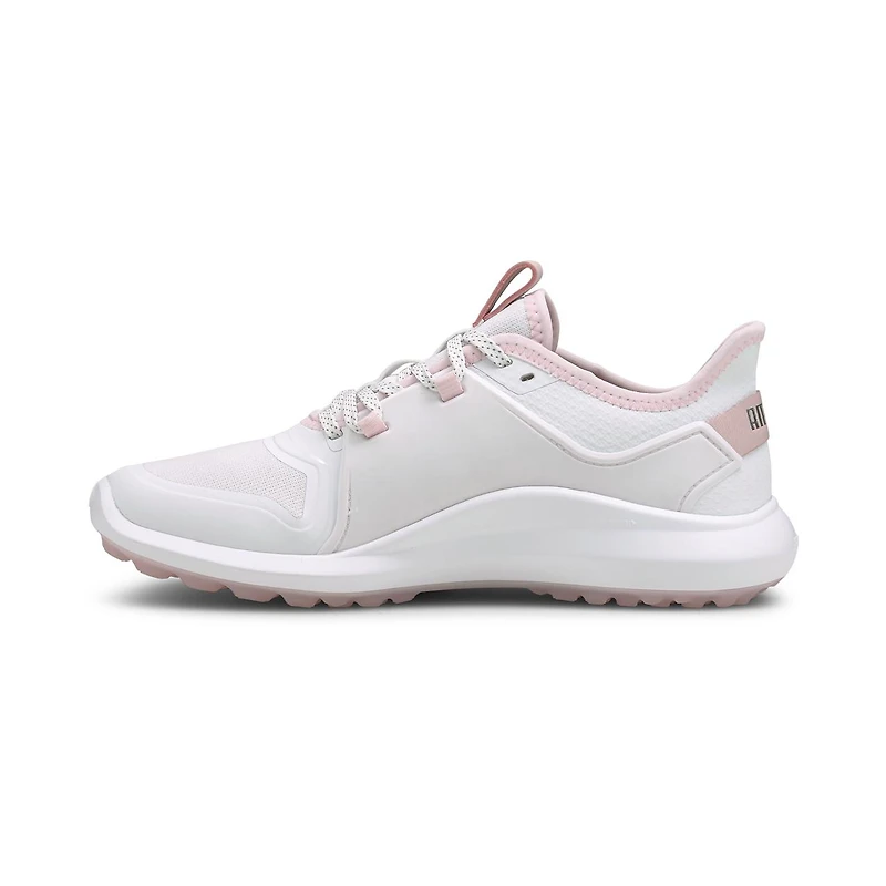 Women's Ignite Fasten 8 Spikeless Golf Shoe - White/Light Pink