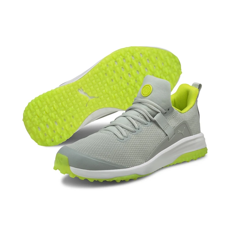 Junior Fusion EVO Spikeless Golf Shoe - Grey/Green