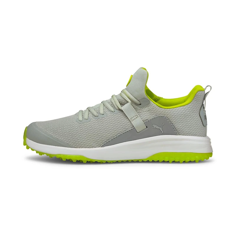 Junior Fusion EVO Spikeless Golf Shoe - Grey/Green