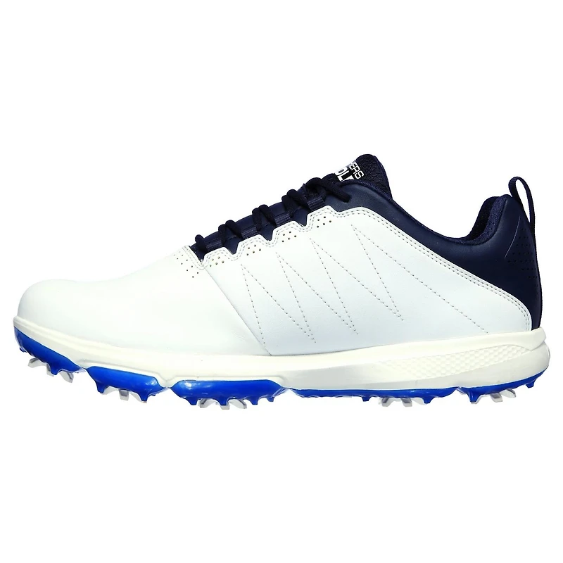 Men's Go Golf Pro 4 Legacy Spiked Shoe - White/Navy