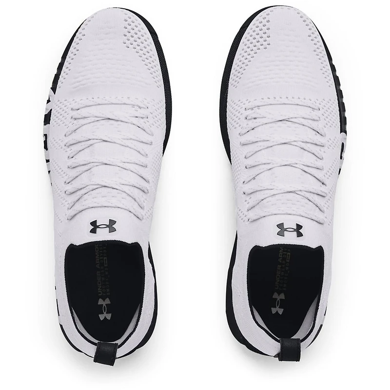 Men's HOVR Knit Spikeless Golf Shoe - White/Black