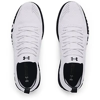 Men's HOVR Knit Spikeless Golf Shoe - White/Black