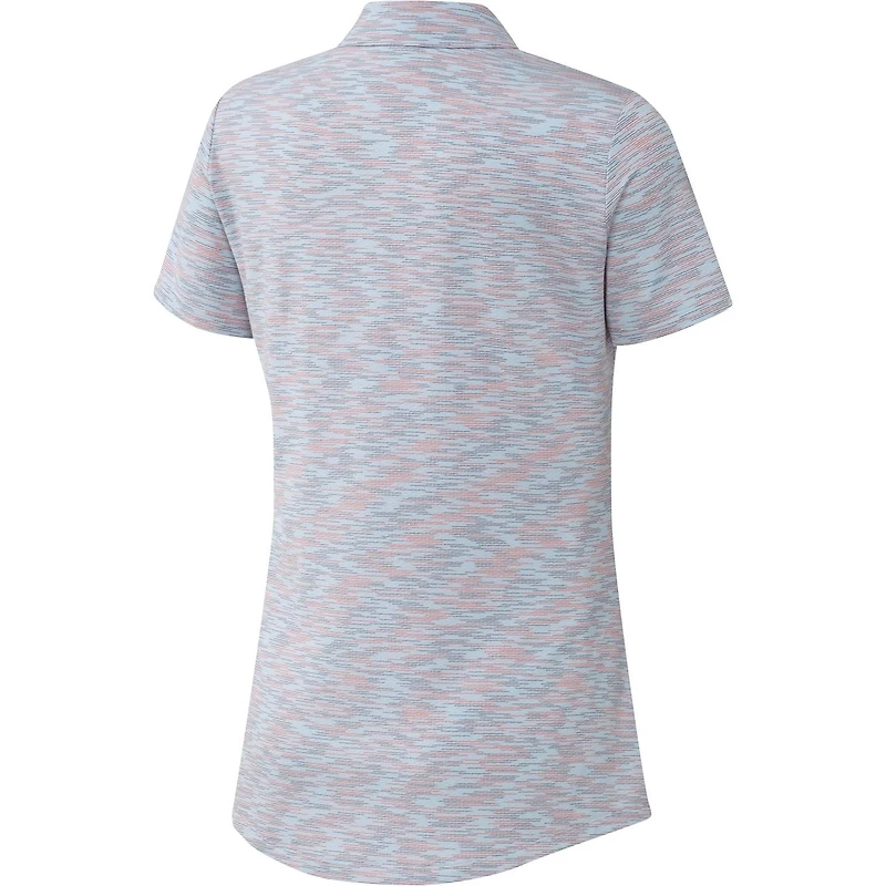 Women's Space Dye Short Sleeve Polo