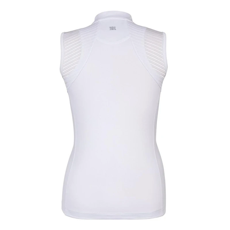Women's Rachel V-Mock Zip Sleeveless Top