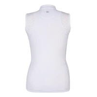 Women's Rachel V-Mock Zip Sleeveless Top