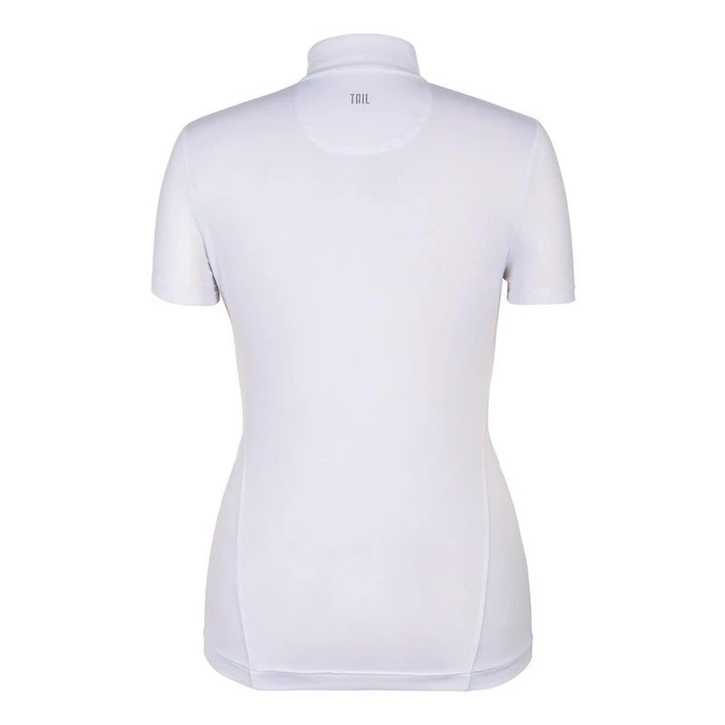 Women's Kai Mock Neck Zip Short Sleeve Top