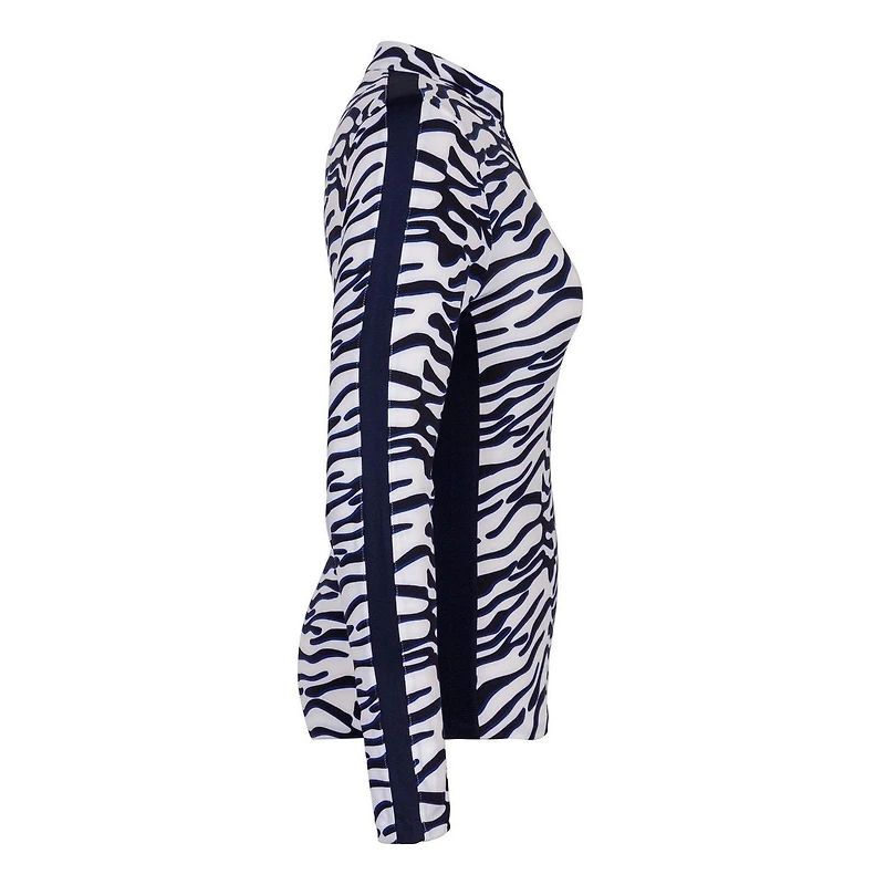 Women's Eli Zebra Print UPF 50+ Longsleeve Top