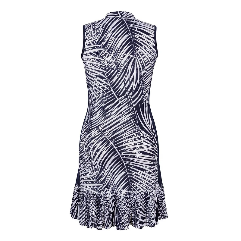 Women's Nabila Palm Print Sleeveless Dress