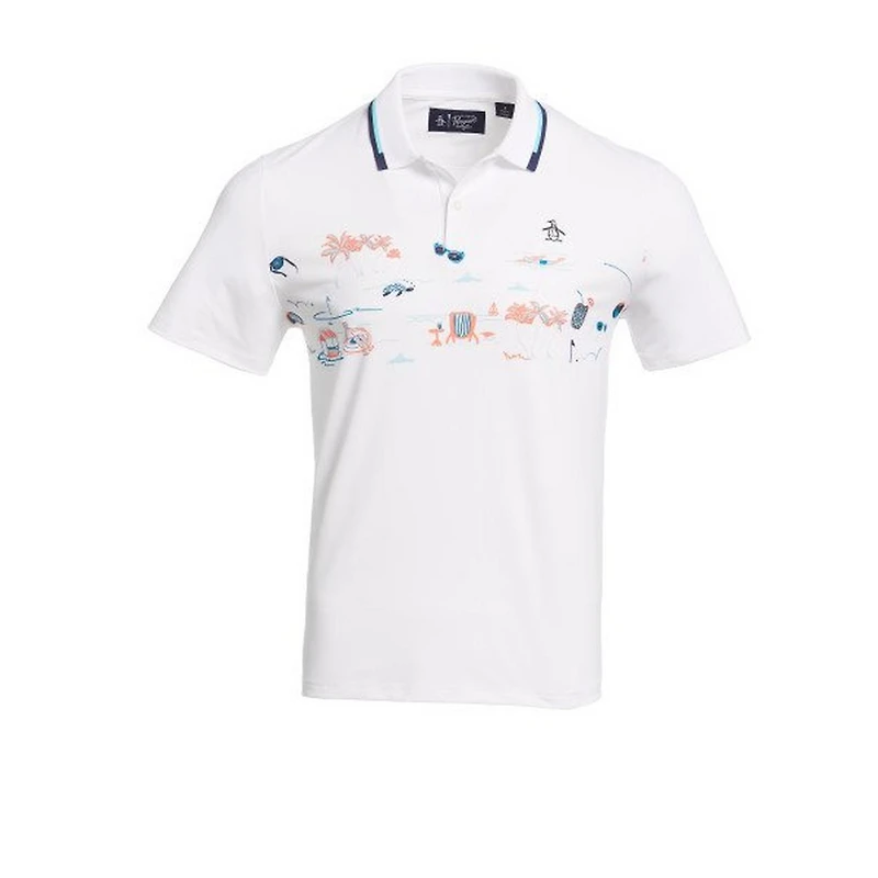 Men's Pete Took The Day Off Short Sleeve Polo