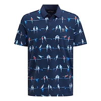 Men's Parrot's Club Short Sleeve Polo