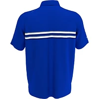 Men's Engineered Jaspe Chest Stripe Short Sleeve Polo
