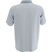Men's All Over Chevron Grid Short Sleeve Polo