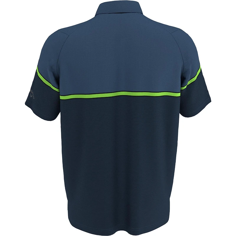 Men's Engineered Stripe Short Sleeve Polo
