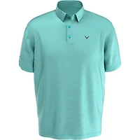 Men's Fine Line Stripe Short Sleeve Polo