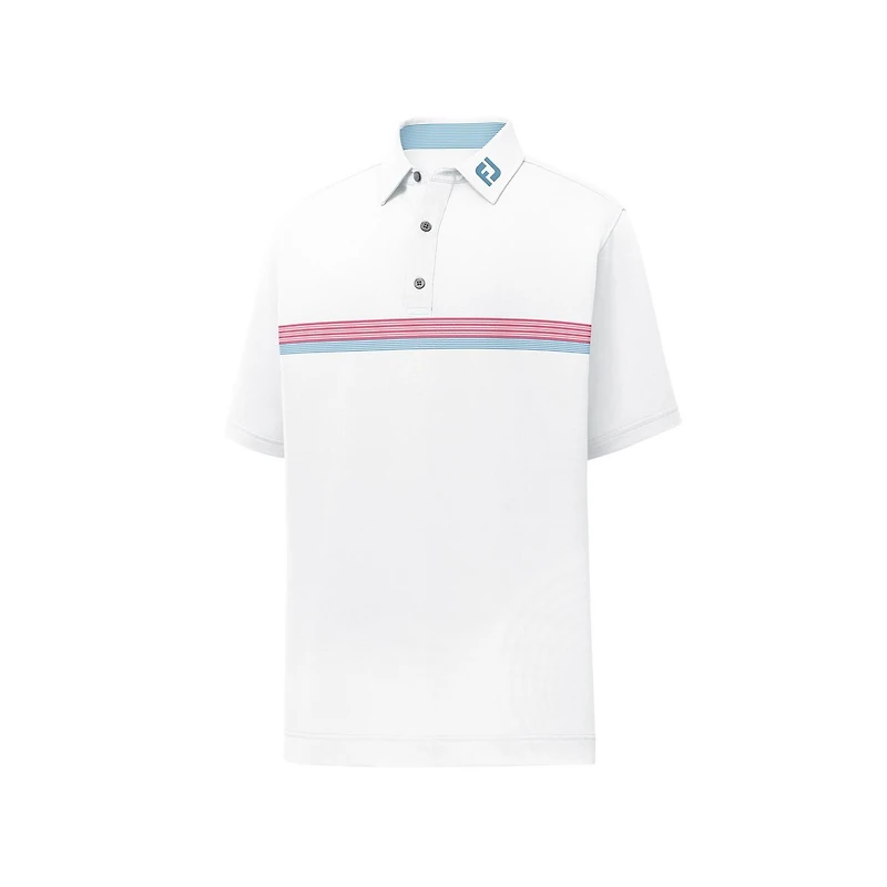 Men's Lisle Chestband Short Sleeve Polo