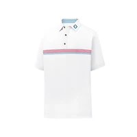 Men's Lisle Chestband Short Sleeve Polo