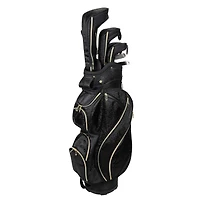 Flame 11-Piece Package Set - Black Leopard