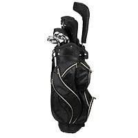Flame 11-Piece Package Set - Black Leopard
