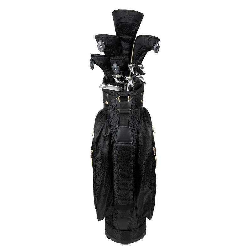 Flame 11-Piece Package Set - Black Leopard