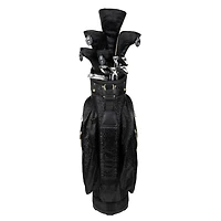 Flame 11-Piece Package Set - Black Leopard