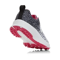 Women's Leisure Spikeless Shoe - Black/White