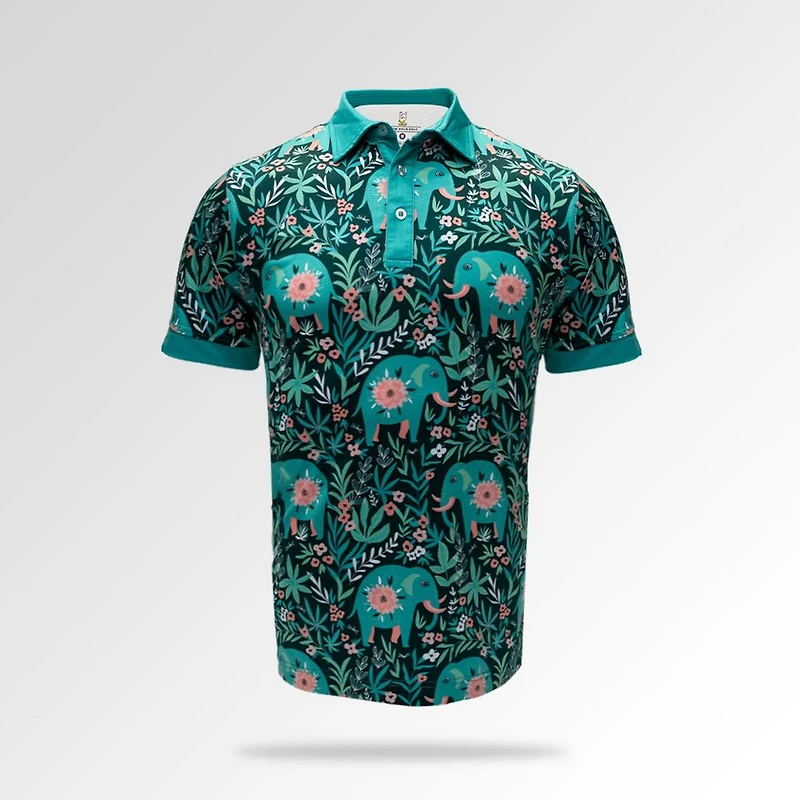 Men's Elephant in the Room Short Sleeve Polo