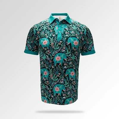 Men's Elephant in the Room Short Sleeve Polo