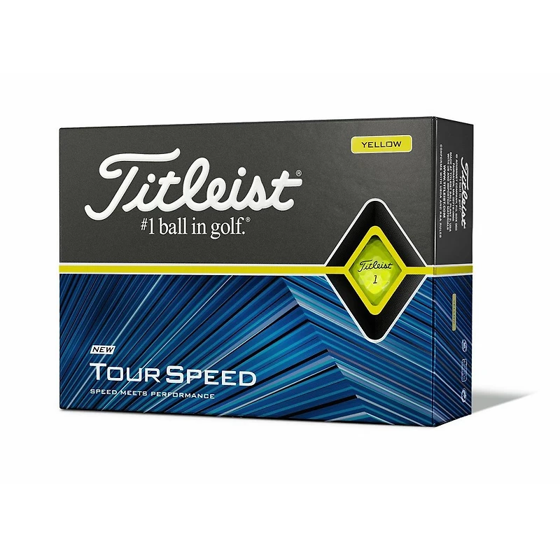 Prior Generation Tour Speed Golf Balls - Yellow