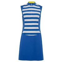 Women's Colourblock Printed Sleeveless Dress